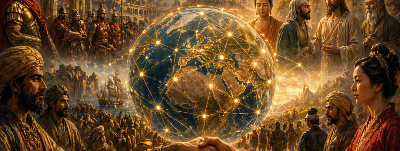 মানুষ কেন এক হলো? — মুদ্রা, সাম্রাজ্য ও ধর্মের অদৃশ্য জাল।