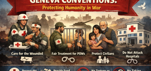 জেনেভা কনভেনশনের নিয়ম—যুদ্ধের সময় মানবতা রক্ষা