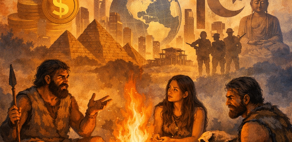 গল্পের শক্তি: কীভাবে কল্পনা মানুষকে পৃথিবীর শাসক বানালো