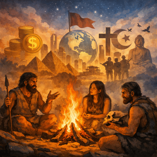 গল্পের শক্তি: কীভাবে কল্পনা মানুষকে পৃথিবীর শাসক বানালো